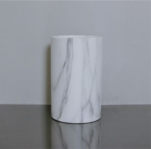Ceramic Marble Cylinder Vase 5